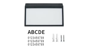Kmall Solar Powered LED Light Box House Number Plate