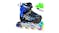 Kmall Children's Size-Adjustable Inline Skates Size EU 27-31 with Light-Up Wheels - Blue