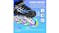 Kmall Children's Size-Adjustable Inline Skates Size EU 27-31 with Light-Up Wheels - Blue