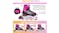 Kmall Children's Size-Adjustable Inline Skates Size EU 27-31 with Light-Up Wheels - Pink