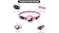 Kmall Quick Release Reflective Cat Collar with Bell, AirTag Holder - Pink