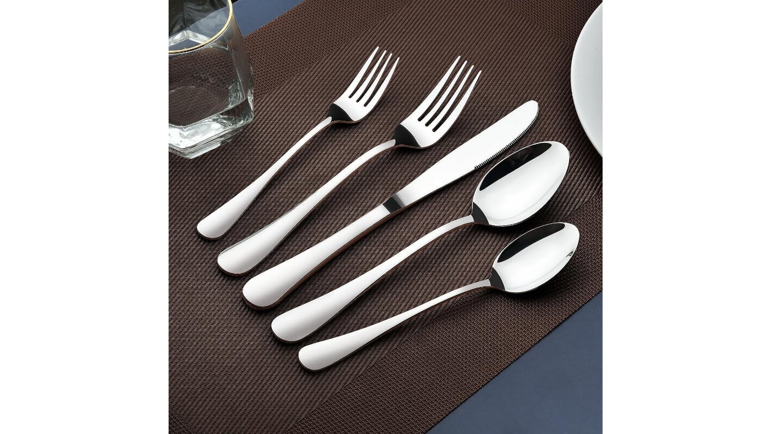 Kmall Stainless Steel Cutlery Set 20 pcs. - Silver