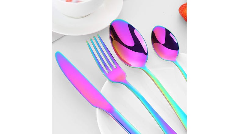 Kmall Stainless Steel Cutlery Set 20 pcs. - Anodized Finish