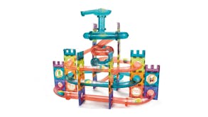 Kmall Colourful Magnetic Building Marble Run Toy 125pcs.