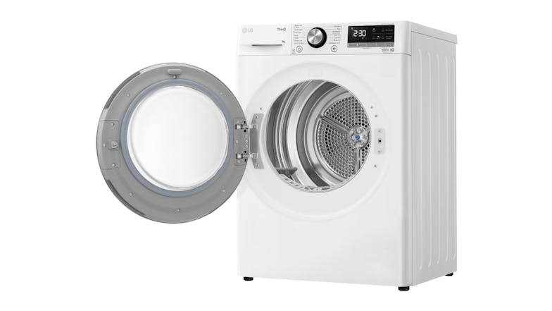 LG 9kg 9 Program Heat Pump Condenser Dryer - White (Series 9/DVH9-09W)