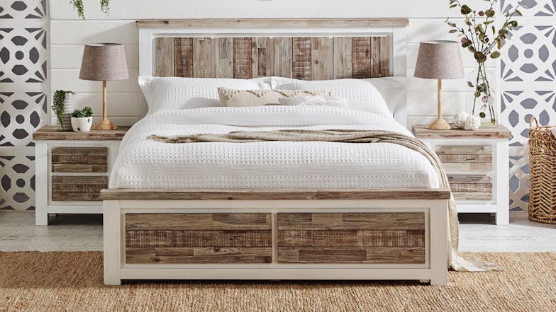 Homestead Queen Bed Frame with 2 Drawer Base