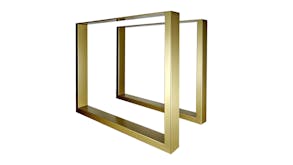 Kmall X-Frame DIY Metal Table Legs 72cm 2pcs. - Gold