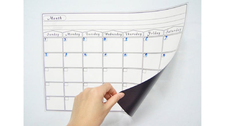 Kmall Magnetic Dry-Erase Month-At-A-Glance Memo Board