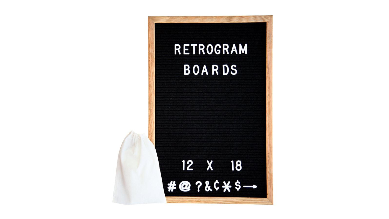 Kmall Felt Letter Board with 370 Letters