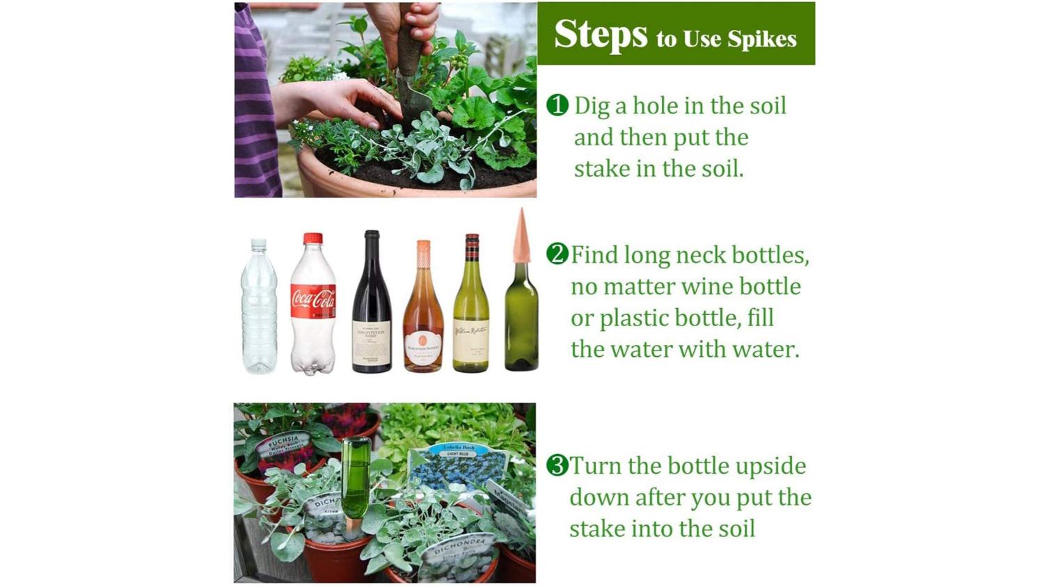 Kmall Terracotta Garden Watering Spikes 6pcs. Harvey Norman New Zealand