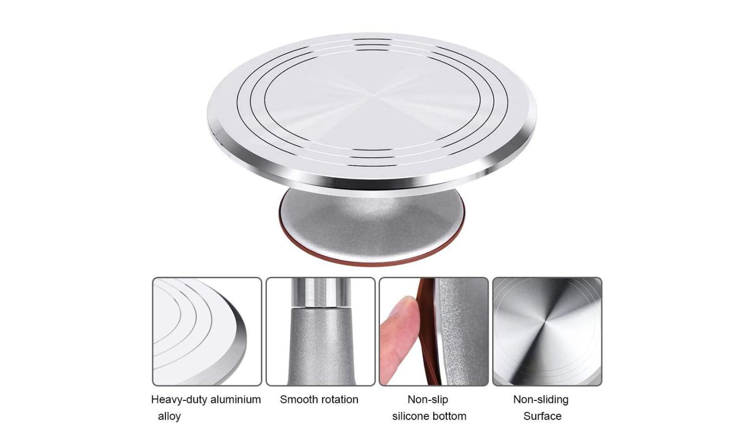 Kmall Aluminium Revolving Cake Stand 31cm Harvey Norman New Zealand