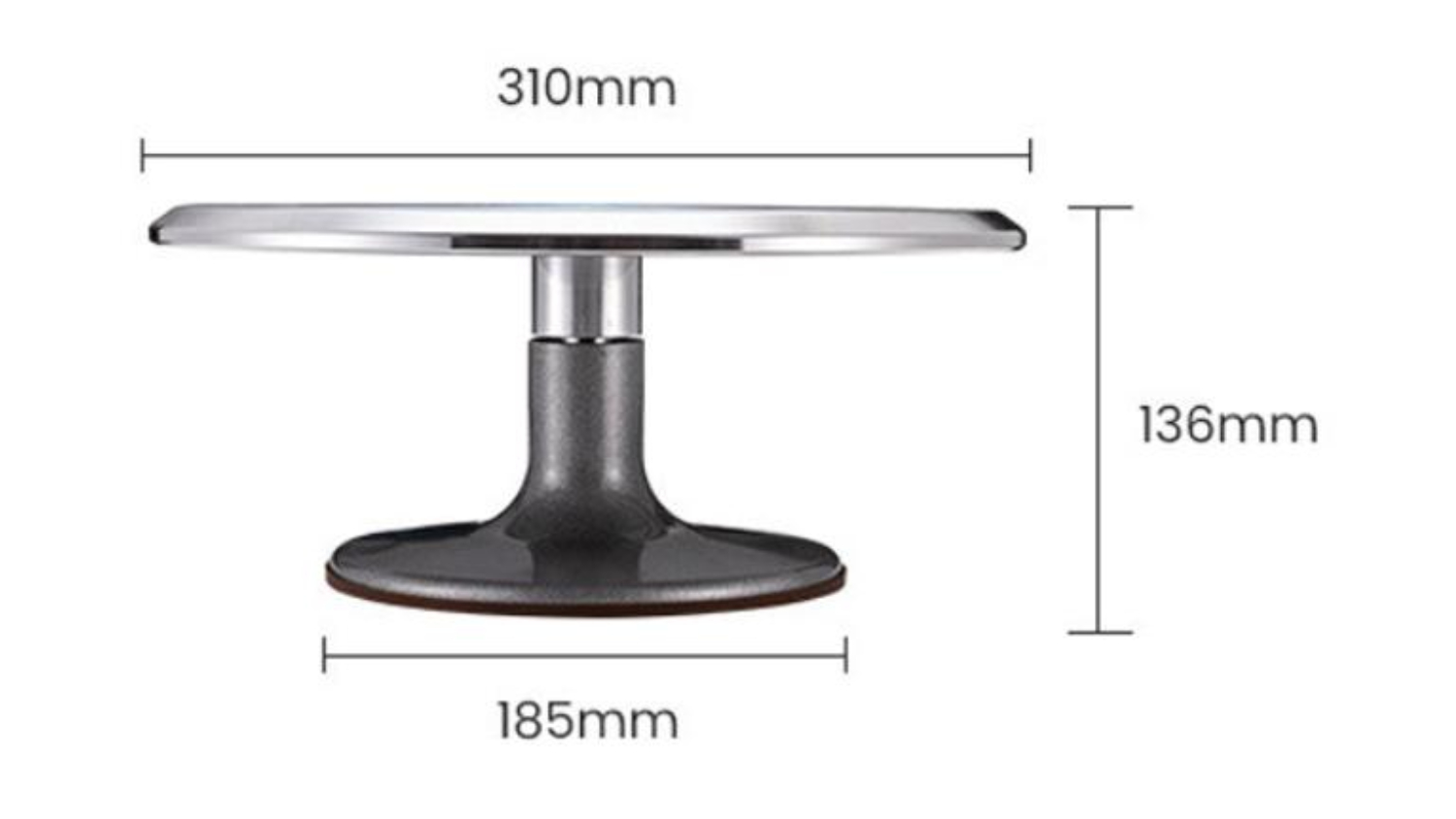 Kmall Aluminium Revolving Cake Stand 31cm Harvey Norman New Zealand