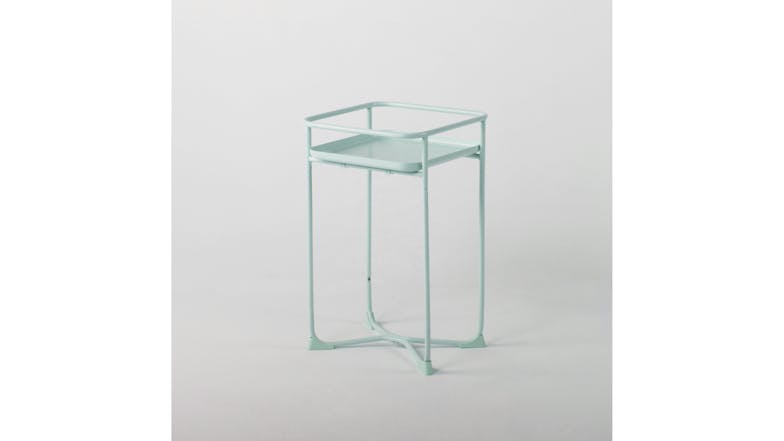 Kmall Modern Square Metal Frame Sidetable - Mint