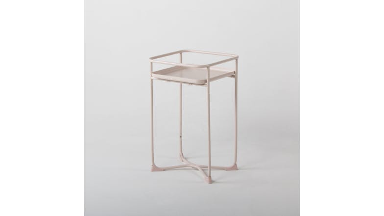 Kmall Modern Square Metal Frame Sidetable - Pink