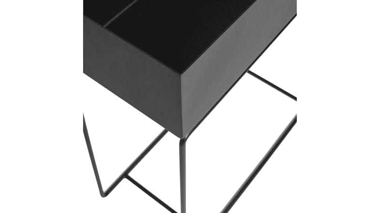 Kmall Raised Indoor Pot Plant Stand - Matte Black