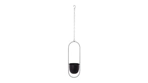 Kmall Modern Oval Decorative Plant Hanger - Black