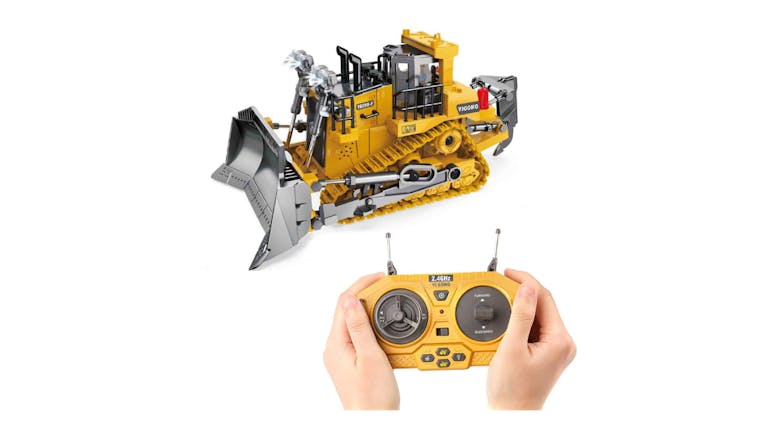 Kmall Functional Remote Control Bulldozer Toy with Sound