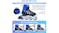 Kmall Children's Size-Adjustable Inline Skates Size EU 33-37 with Light-Up Wheels - Blue