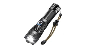 Kmall Rechargable LED Flashlight with Strap, Multi-Mode Function 18cm