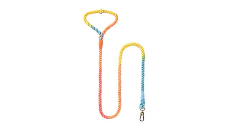 Kmall Soft Braided Rope Leash 150cm - Rainbow