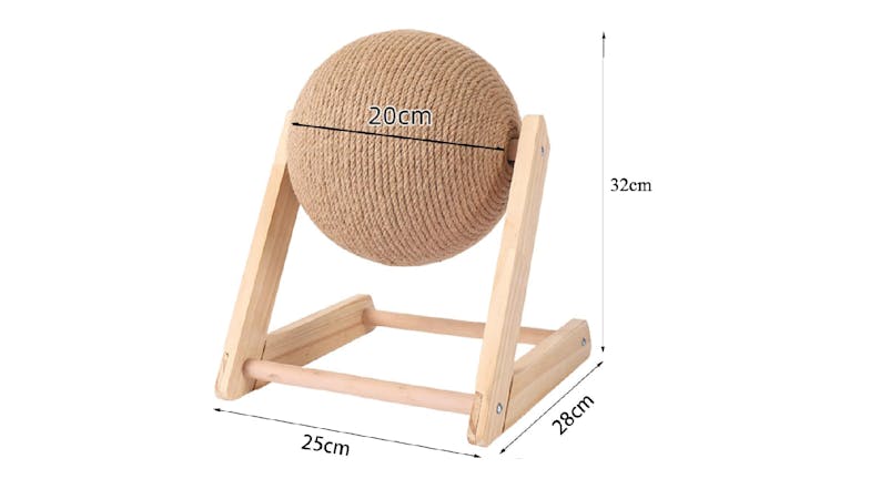 Kmall Rolling Sisal Cat Scratcher Ball