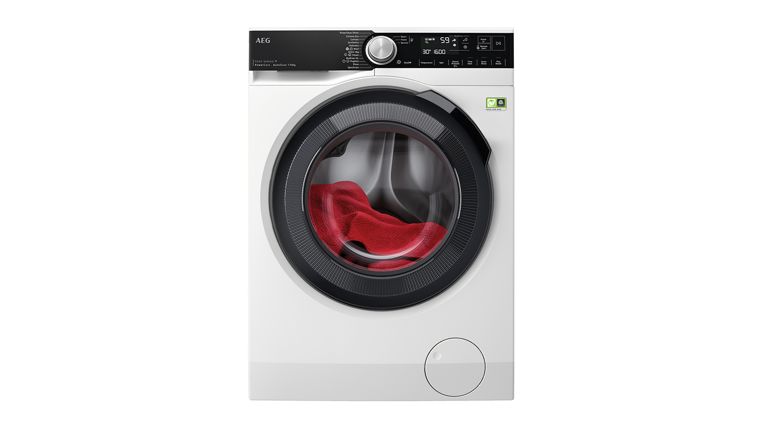AEG 10kg Smart Front Loading Washing Machine with 12 Programs - White (LF9516O8Q)