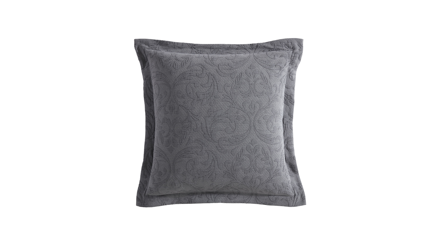 Marbella Charcoal European Pillowcase by Private Collection