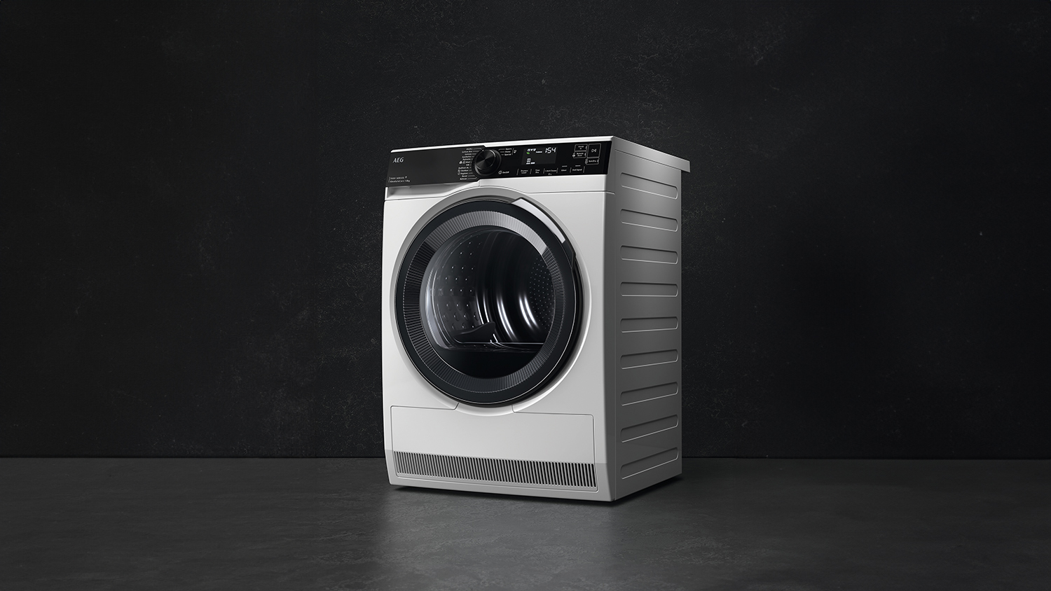 AEG 8kg Heat Pump Condenser Dryer with 12 Programs - White (T738A4OBC)