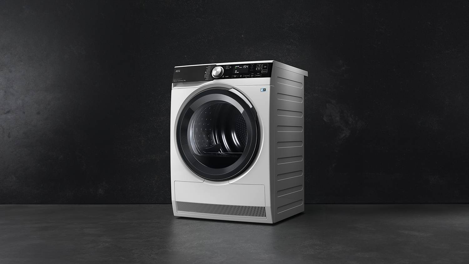 AEG 9kg Heat Pump Condenser Dryer with 12 Programs - White (T859M6OBC)