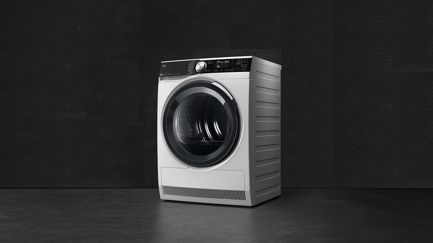 AEG 9kg Smart Heat Pump Condenser Dryer with 12 Programs - White (T959M6ORS)