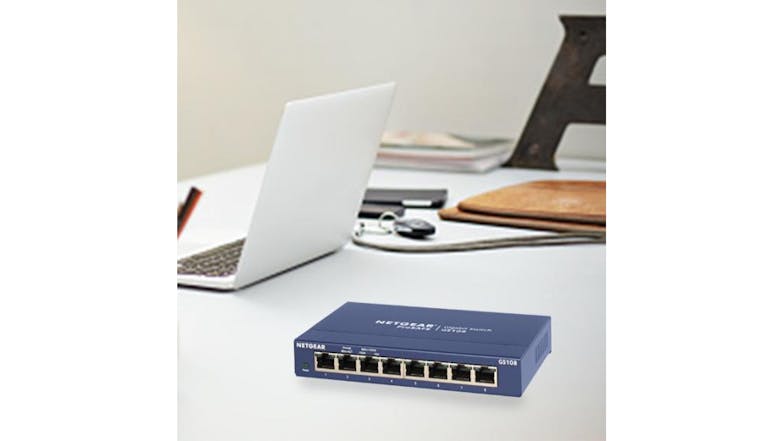 Netgear GS108 1000Mbps Gigabit Ethernet Switch - 8 Port