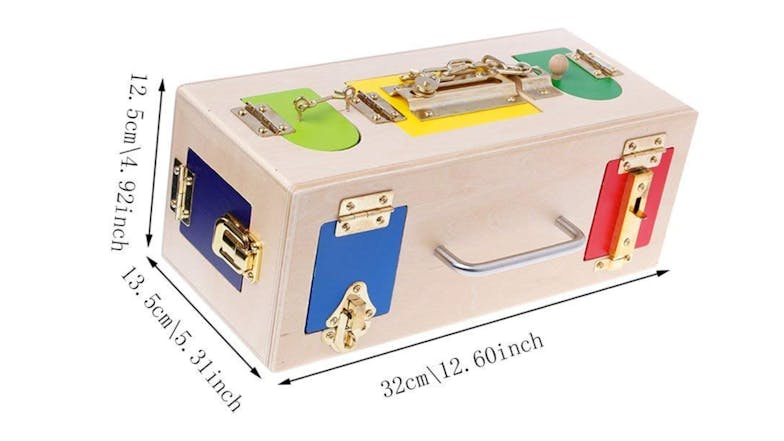 Kmall Wooden Sensory Busy Box