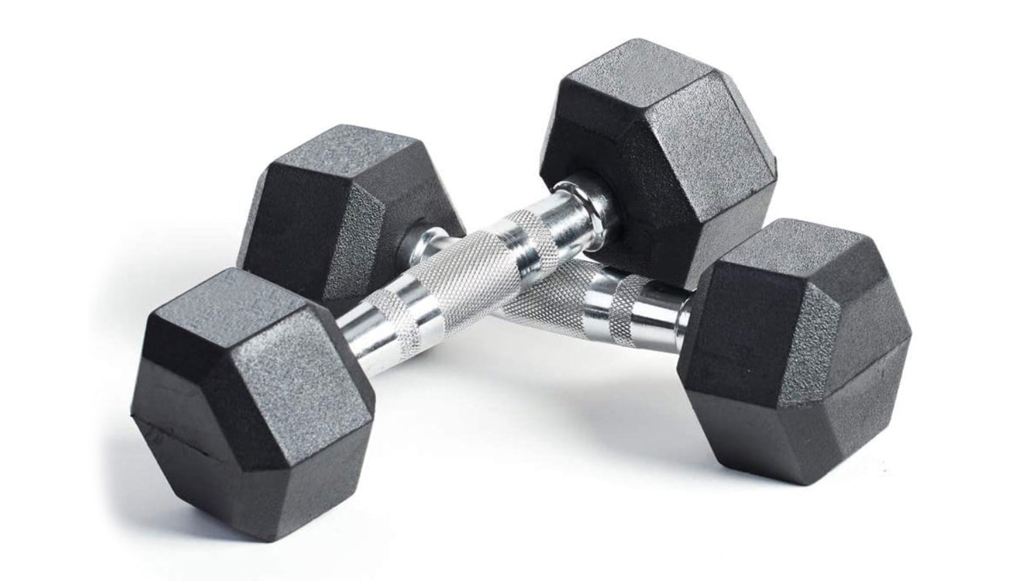 Kmall Rubber Hexagonal Hand Dumbbells 10kg 2pcs.