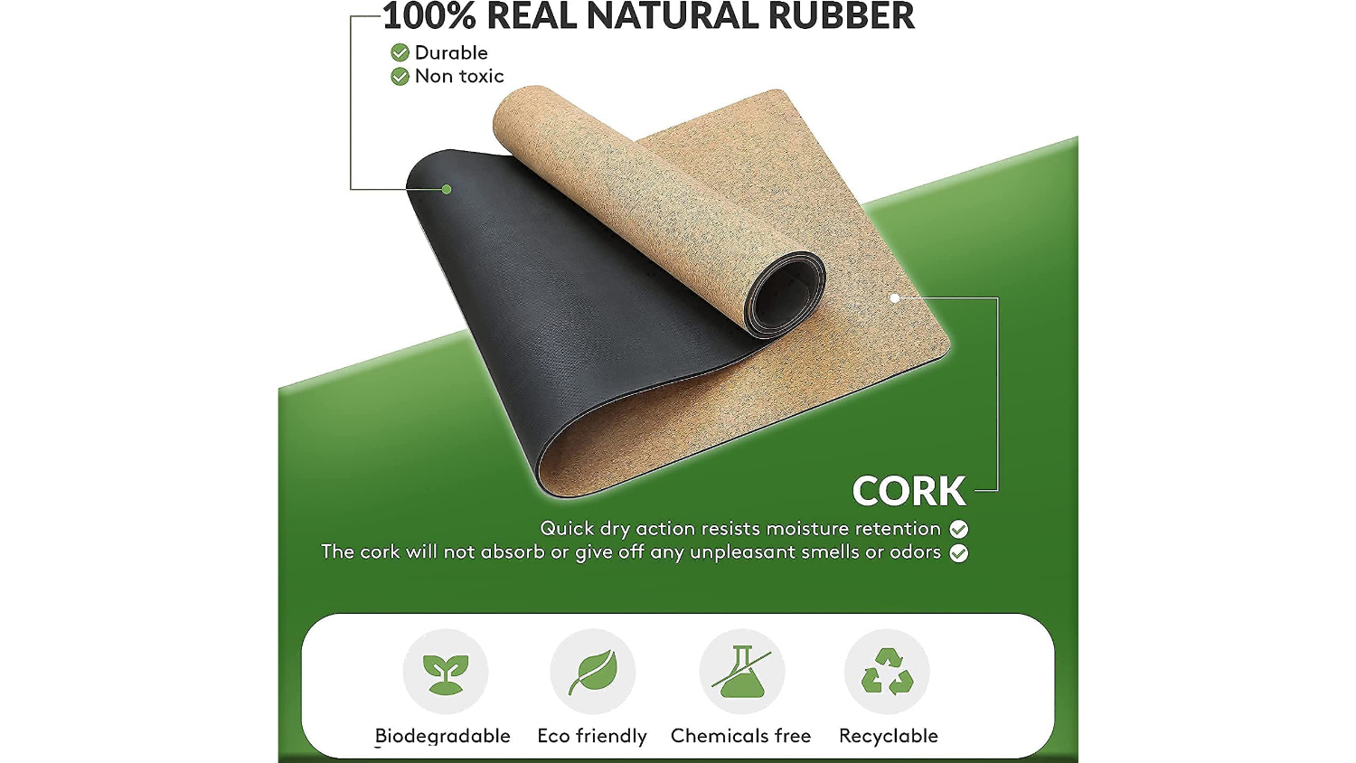 Kmall EcoFriendly Cork Yoga Mat Harvey Norman New Zealand
