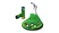 Kmall Indoor Golf Putting Practice Mat with Hazards 300cm