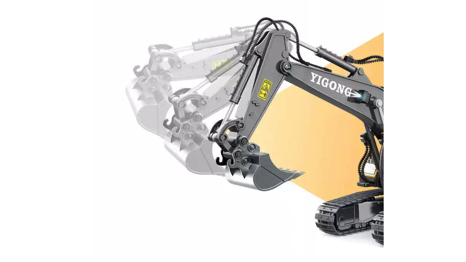 Kmall Functional Remote Control Excavator Toy with Sound