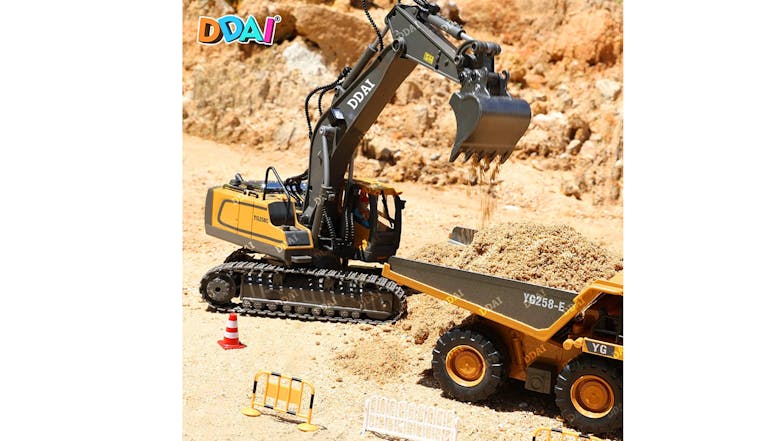 Kmall Functional Remote Control Excavator Toy with Sound