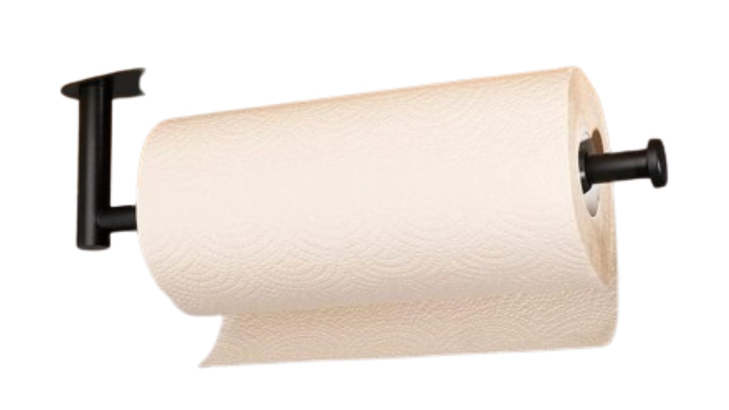 Kmall Secure Multi-Position Paper Towel Holder - Matte Black