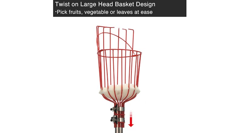 Kmall Telescopic Fruit Picker with Catching Basket