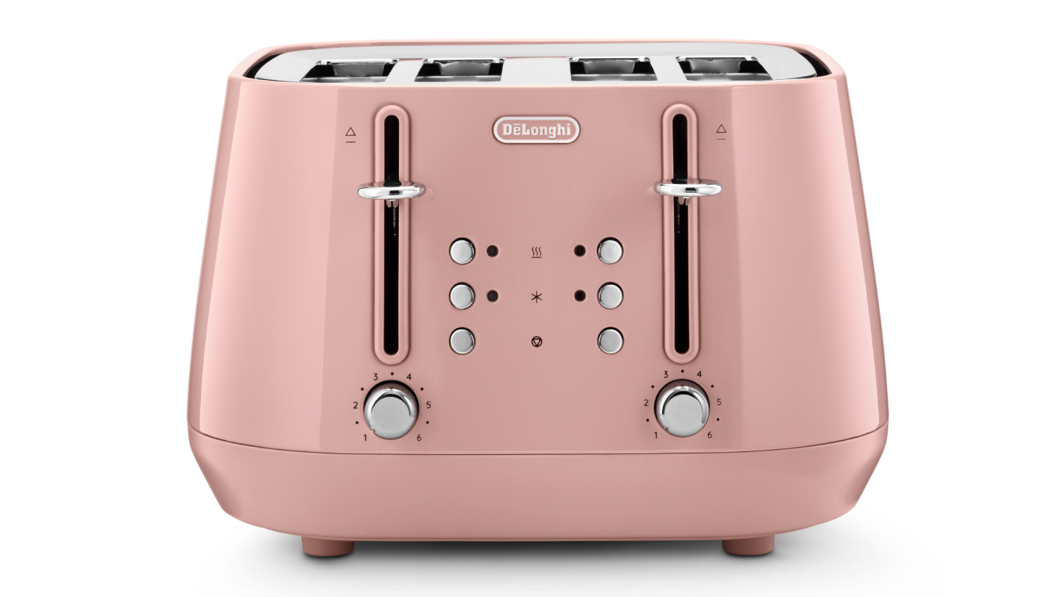 DeLonghi Eclettica 4 Slice Toaster Playful Pink (CTY4003.PK) Harvey Norman New Zealand