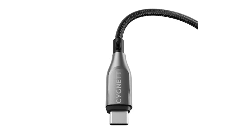 Cygnett Armoured USB-C to USB-C Cable 3m - Black (CY4678PCTYC)