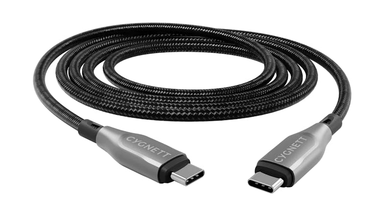 Cygnett Armoured USB-C to USB-C Cable 3m - Black (CY4678PCTYC)