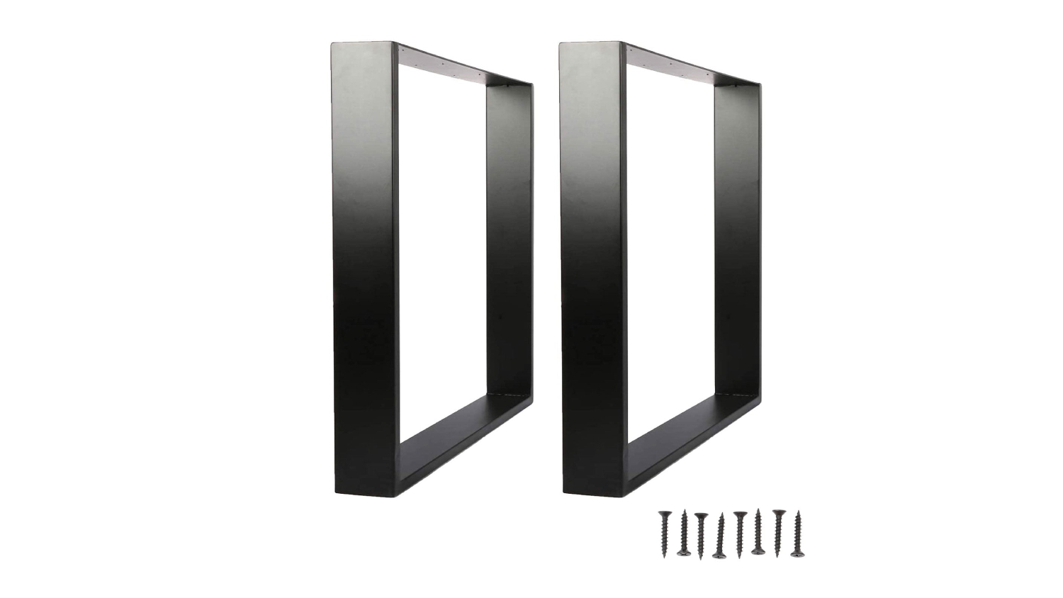 Kmall Square DIY Metal Table Legs 72cm 2pcs. - Black