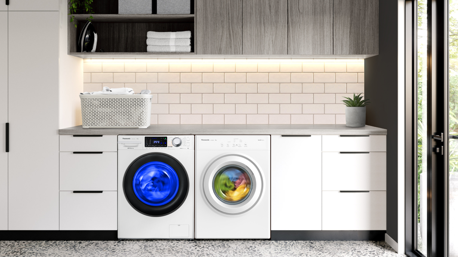 Panasonic 8kg Sensor Vented Dryer with 4 Programs - White (NH-E80JA1WAU)