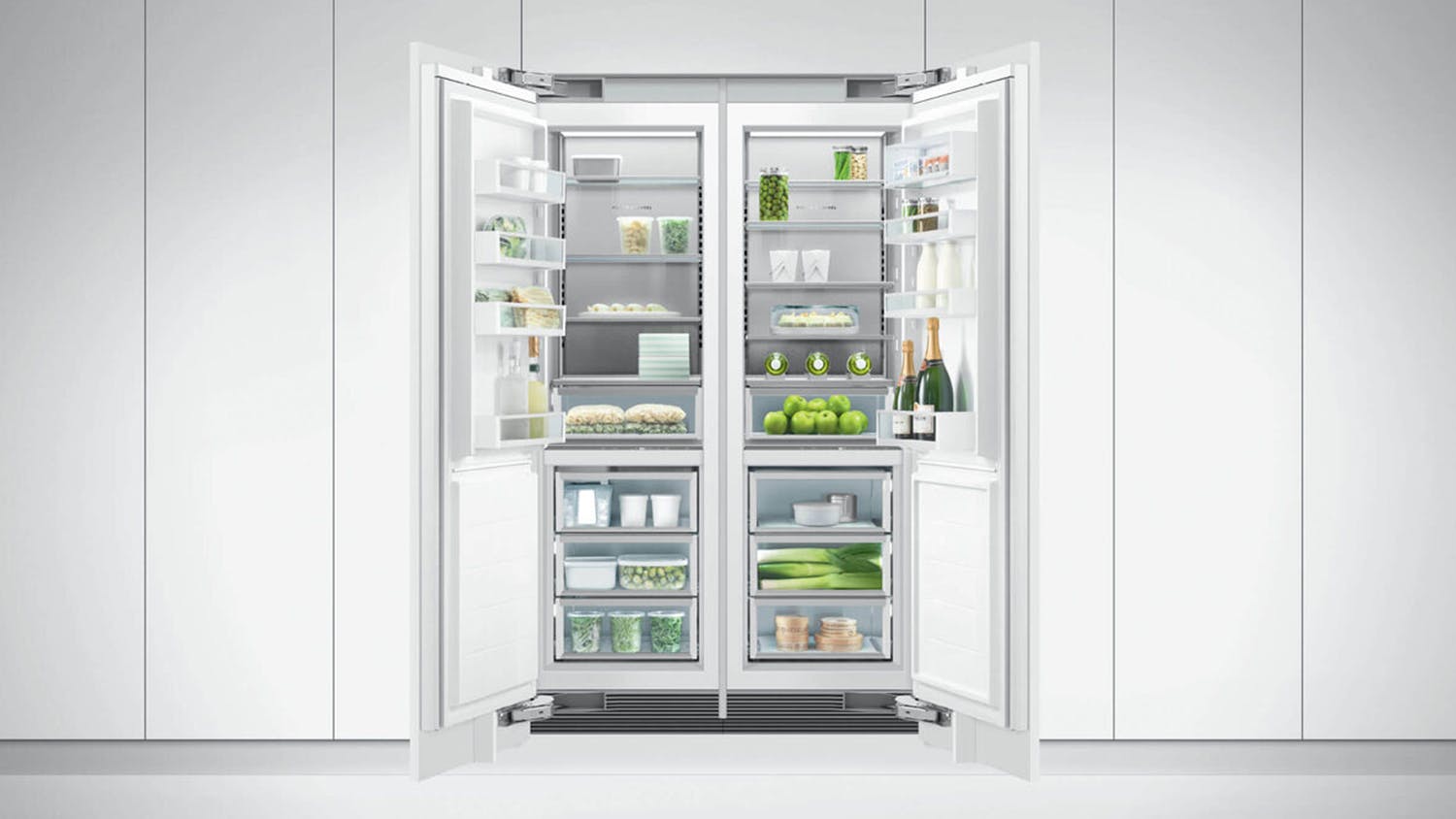 Fisher & Paykel 220L Integrated Single Door Vertical Freezer with Ice Maker - Panel Ready (Series 11/RS4621FLJK1)