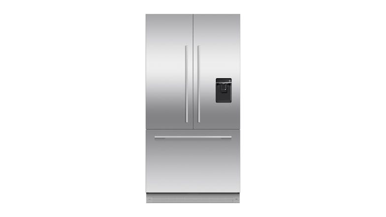 Fisher & Paykel 476L Integrated French Door Fridge Freezer with Ice & Water Dispenser - Panel Ready (Series 7/RS90AU1)