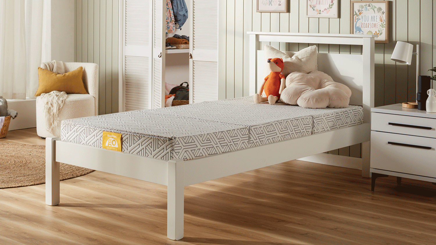 Trifold Single Mattress by SleepMaker