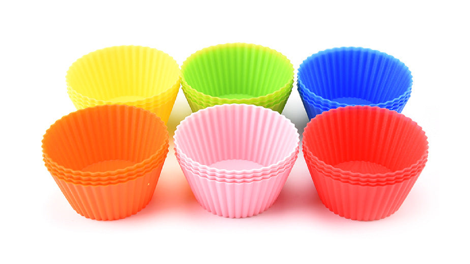Kmall Silicone Cupcake Wrappers 24pcs. Multicoloured Harvey Norman