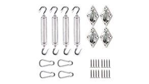 Kmall Sun Shade Sail Instillation Hardware Set 8pcs.