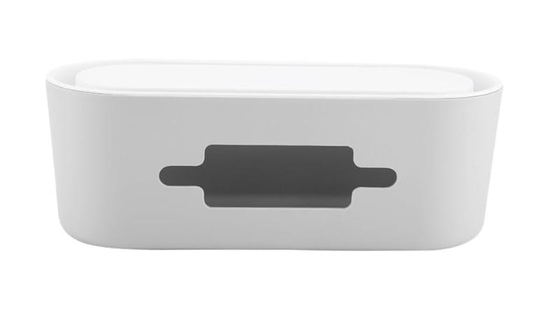Kmall Stylish Plastic Cable Management Storage Box - White